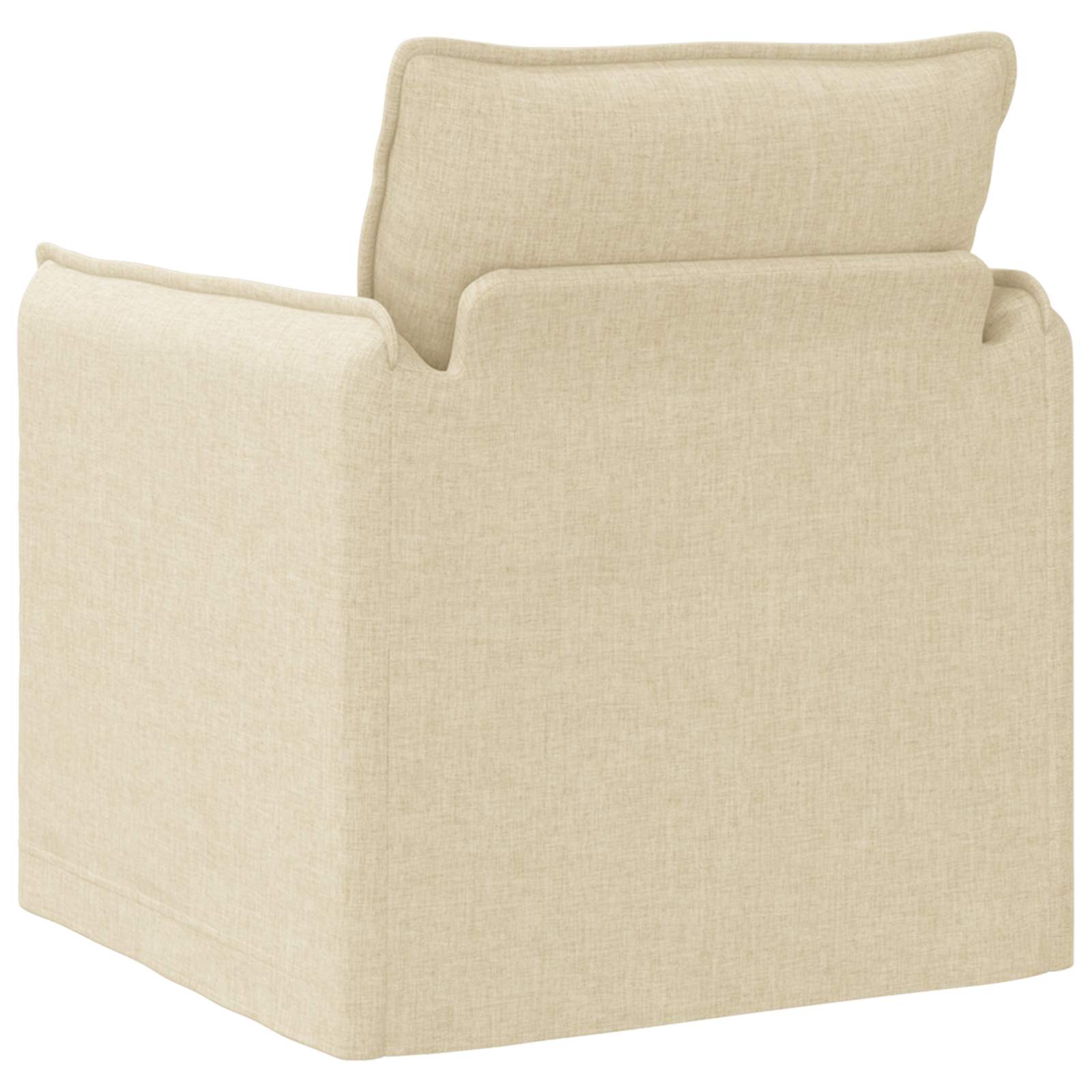 Καναπές Κρεμ 195 x 82 x 85 εκ ύφασμα - Pakobazaar