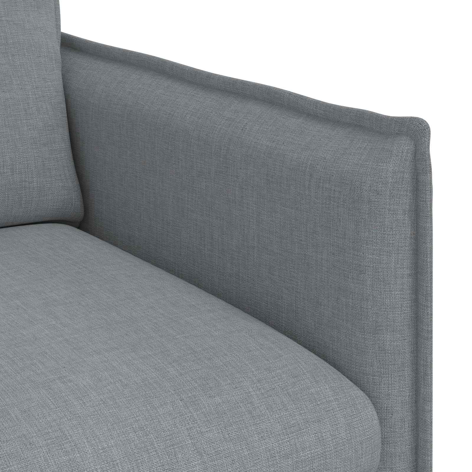 Καναπές Ανοιχτό γκρι 136 x 82 x 85 εκ ύφασμα - Pakobazaar