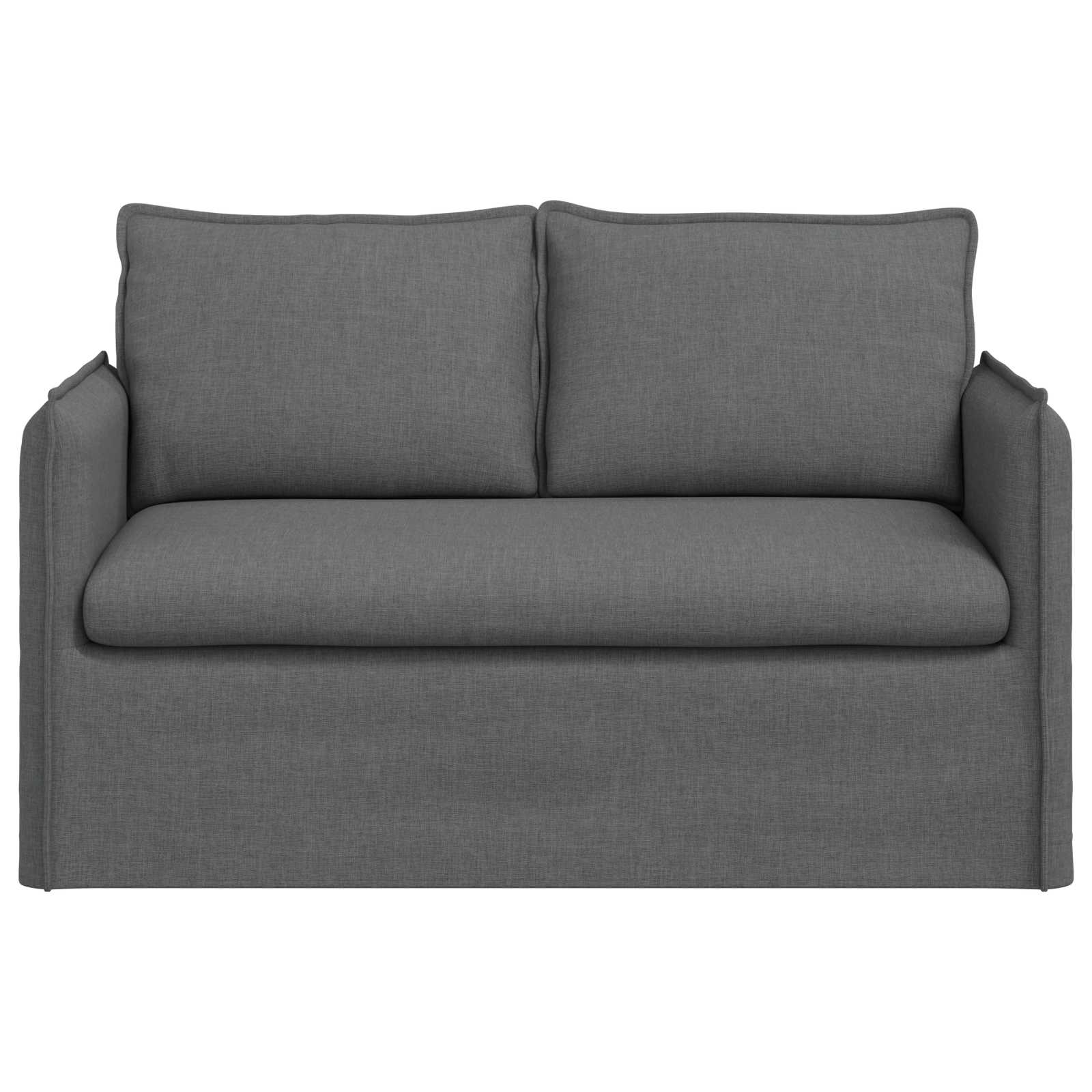 Καναπές Σκούρο Γκρι 136 x 82 x 85 εκ ύφασμα - Pakobazaar