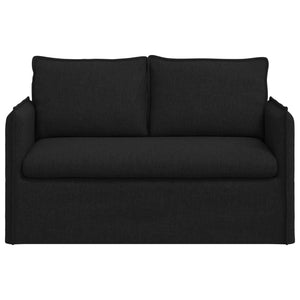 Καναπές Μαύρο 136 x 82 x 85 εκ ύφασμα - Pakobazaar