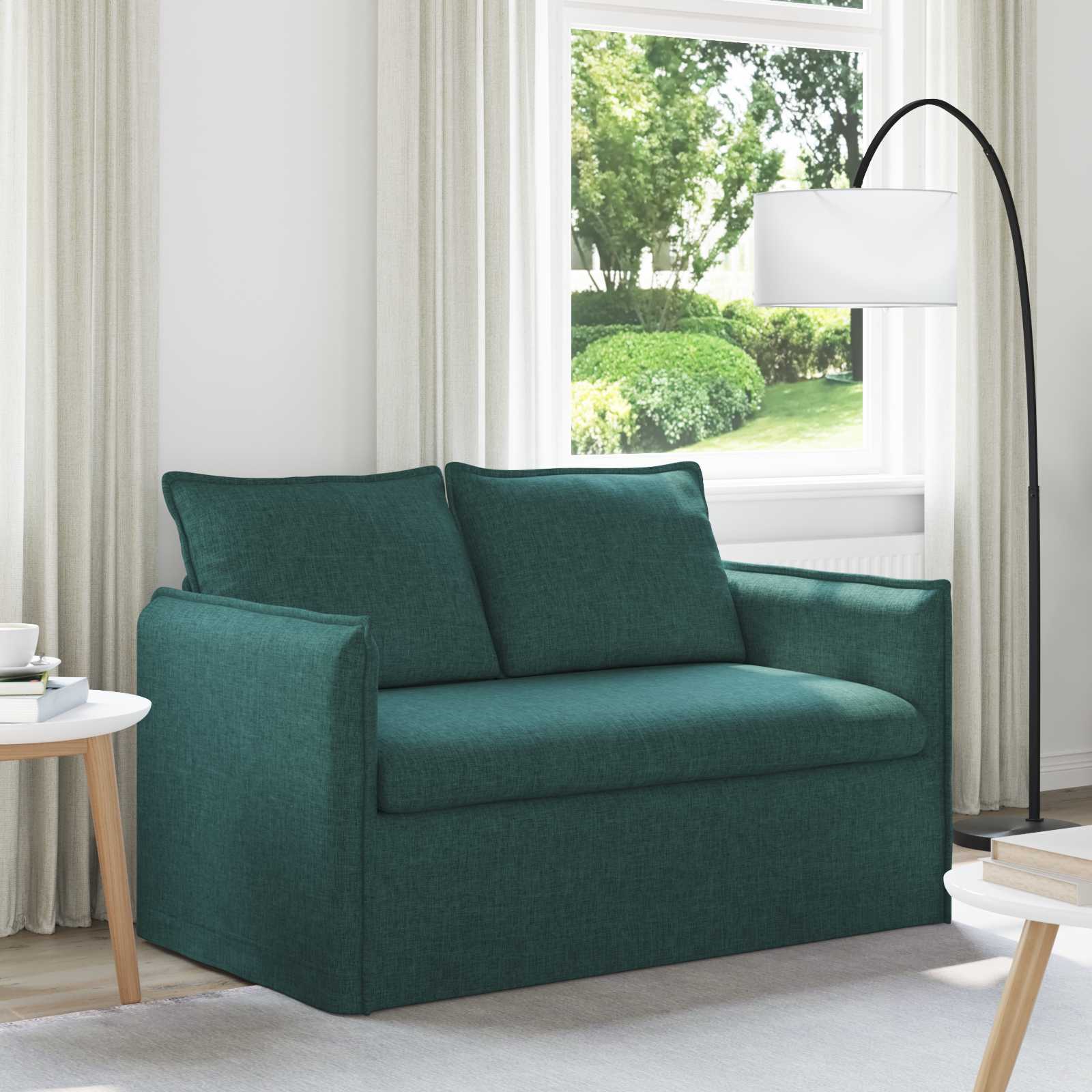 Καναπές Σκούρο Πράσινο 136 x 82 x 85 εκ ύφασμα - Pakobazaar