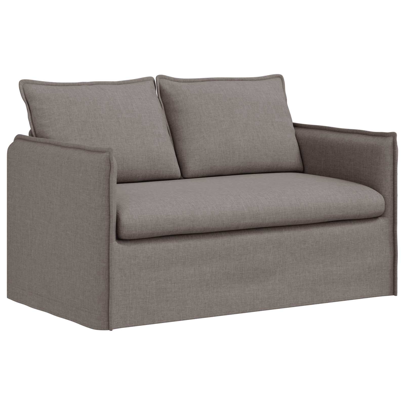 Καναπές Taupe 195 x 82 x 85 εκ ύφασμα - Pakobazaar