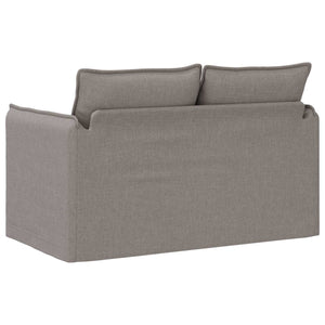 Καναπές Taupe 195 x 82 x 85 εκ ύφασμα - Pakobazaar