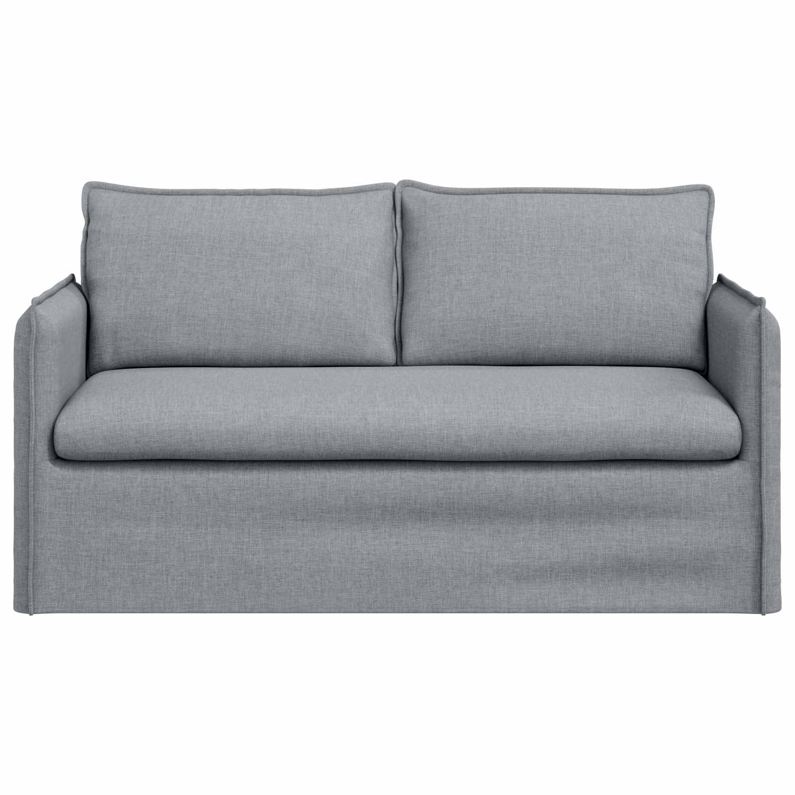 Καναπές Ανοιχτό γκρι 156 x 82 x 85 εκ ύφασμα - Pakobazaar