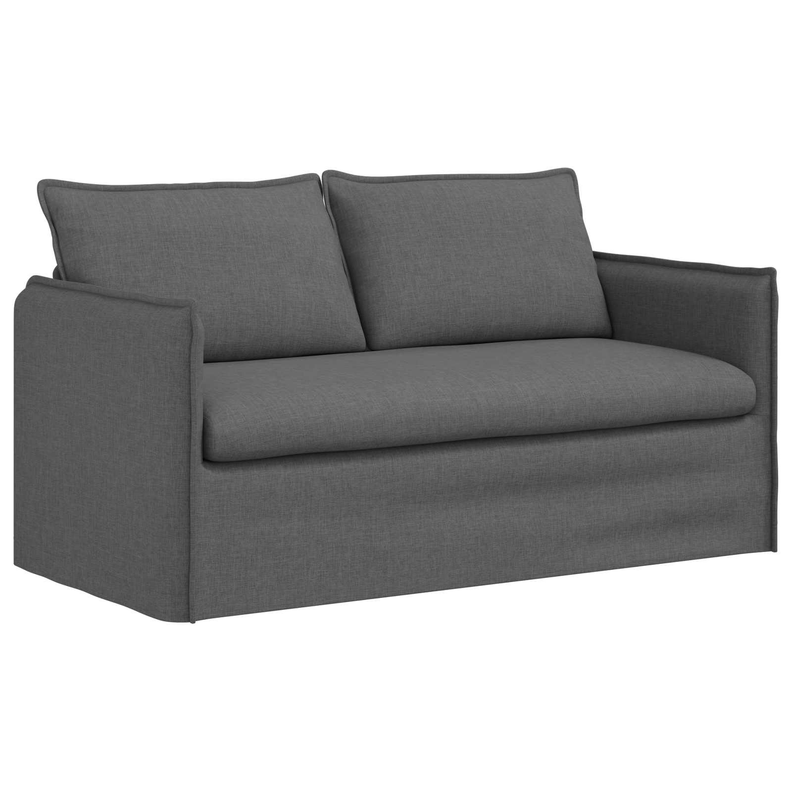 Καναπές Σκούρο Γκρι 156 x 82 x 85 εκ ύφασμα - Pakobazaar