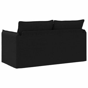 Καναπές Μαύρο 156 x 82 x 85 εκ ύφασμα - Pakobazaar