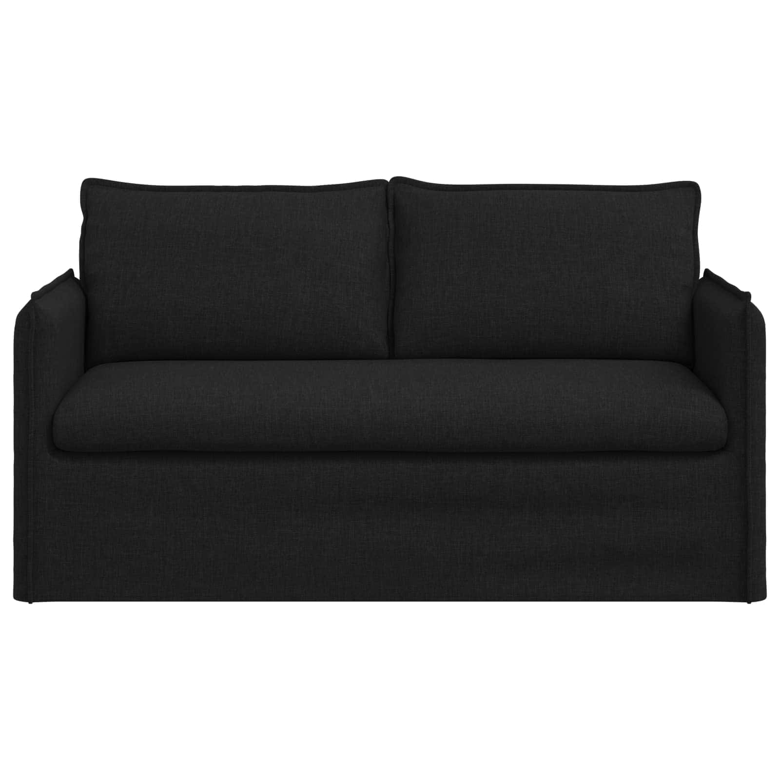 Καναπές Μαύρο 156 x 82 x 85 εκ ύφασμα - Pakobazaar