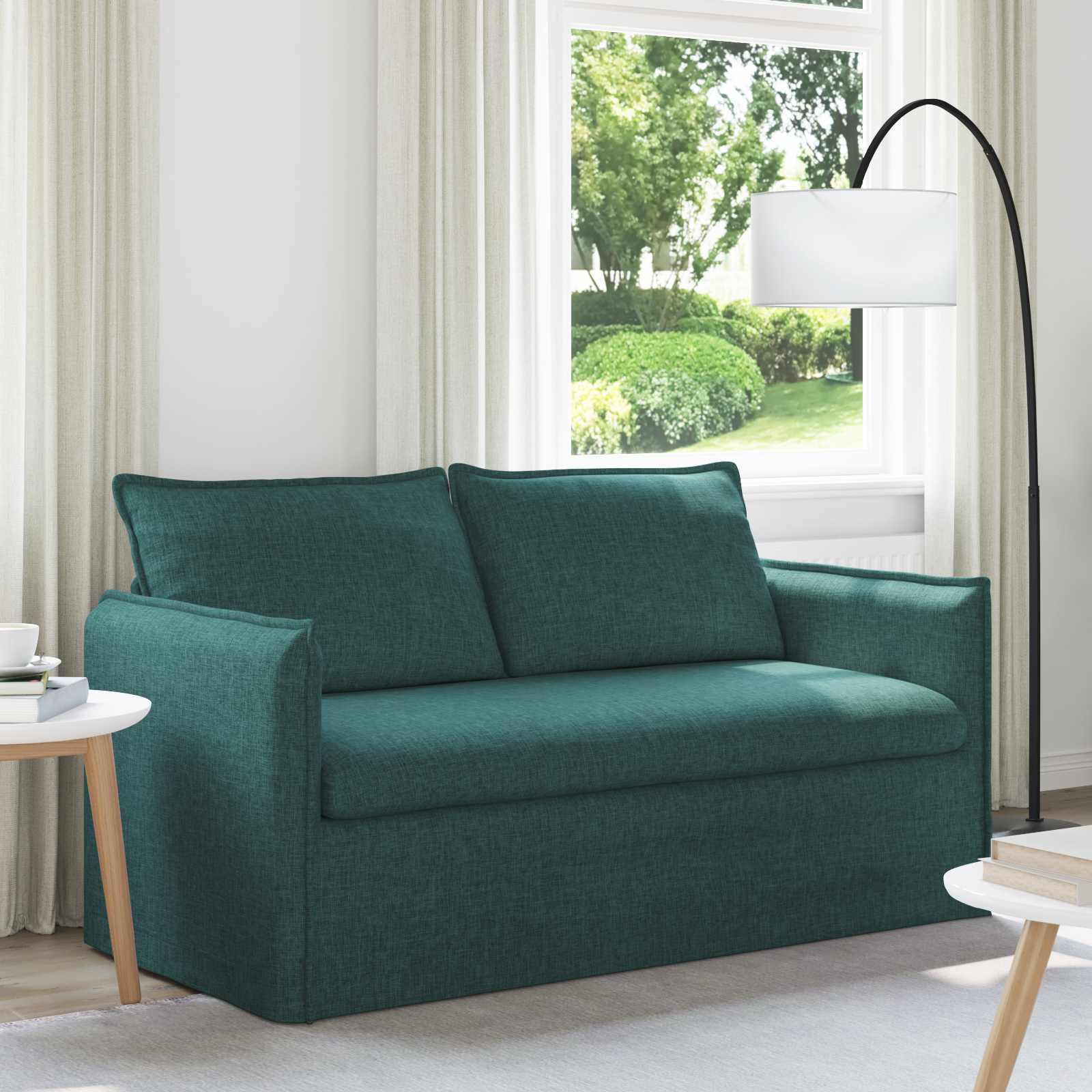 Καναπές Σκούρο Πράσινο 156 x 82 x 85 εκ ύφασμα - Pakobazaar