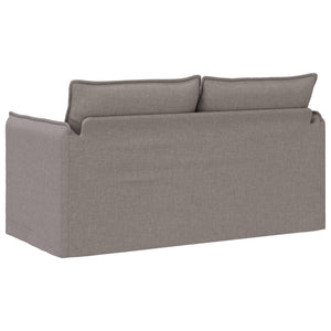 Καναπές Taupe 156 x 82 x 85 εκ ύφασμα - Pakobazaar