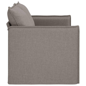 Καναπές Taupe 156 x 82 x 85 εκ ύφασμα - Pakobazaar