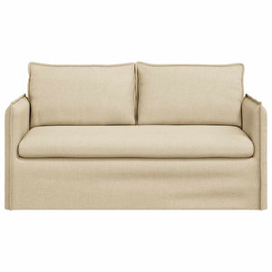 Καναπές Κρεμ 156 x 82 x 85 εκ ύφασμα - Pakobazaar