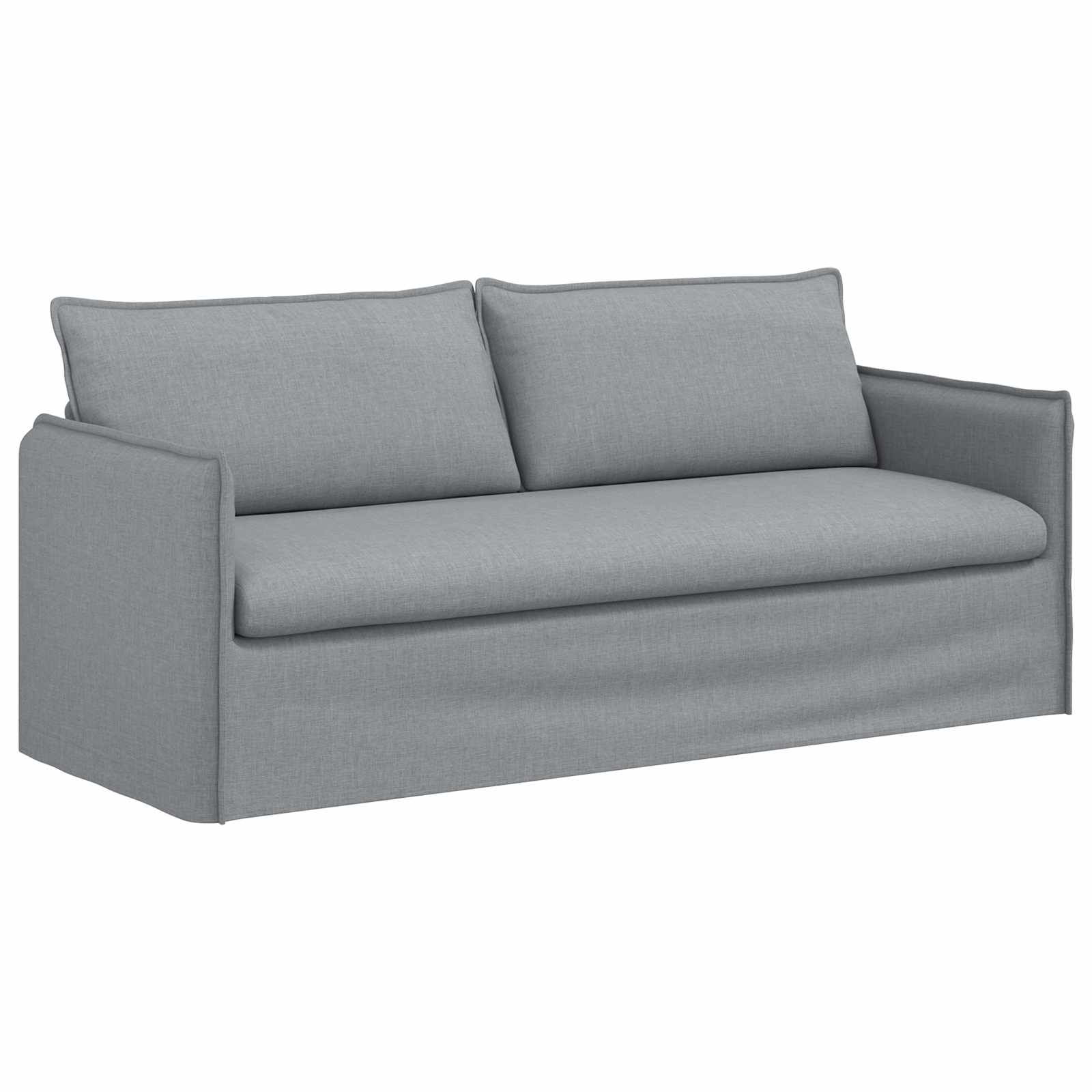Καναπές Ανοιχτό γκρι 196 x 82 x 85 εκ ύφασμα - Pakobazaar