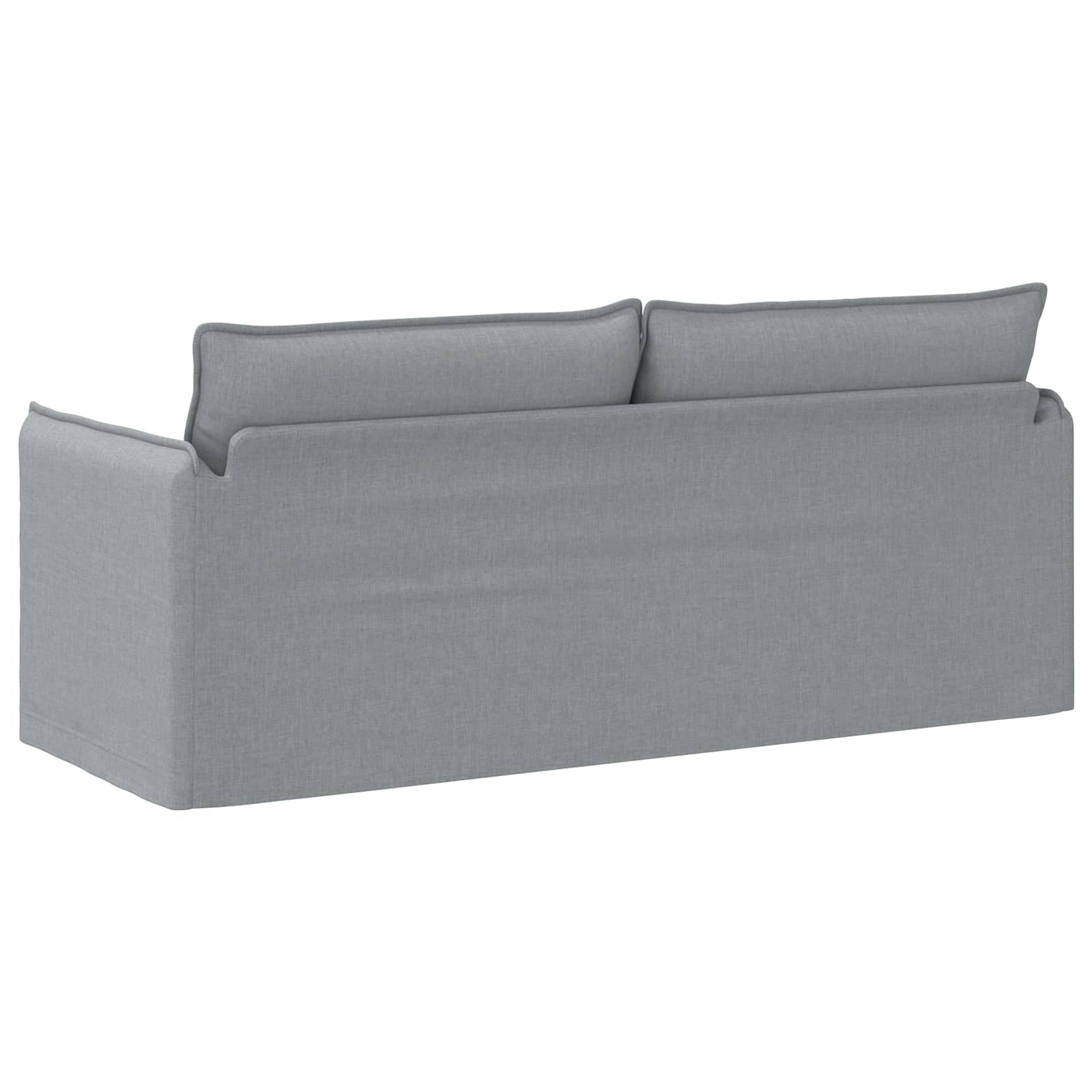 Καναπές Ανοιχτό γκρι 196 x 82 x 85 εκ ύφασμα - Pakobazaar