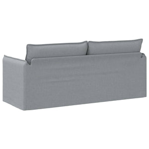 Καναπές Ανοιχτό γκρι 196 x 82 x 85 εκ ύφασμα - Pakobazaar