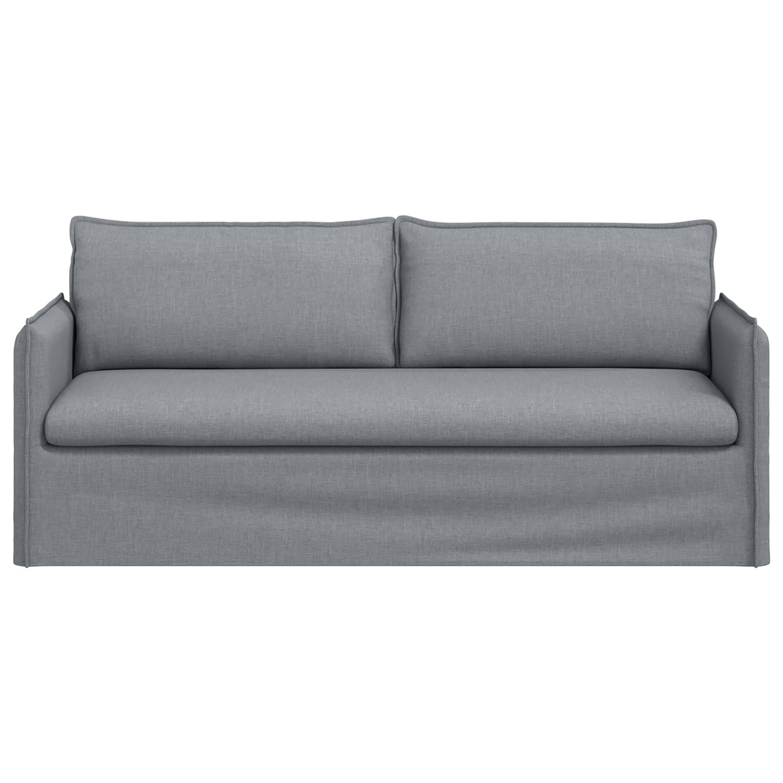 Καναπές Ανοιχτό γκρι 196 x 82 x 85 εκ ύφασμα - Pakobazaar