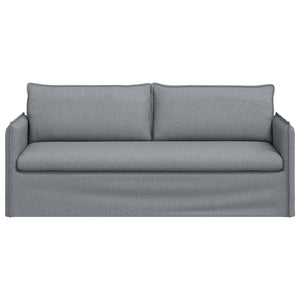 Καναπές Ανοιχτό γκρι 196 x 82 x 85 εκ ύφασμα - Pakobazaar