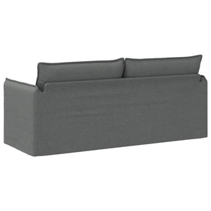 Καναπές Σκούρο Γκρι 196 x 82 x 85 εκ ύφασμα - Pakobazaar