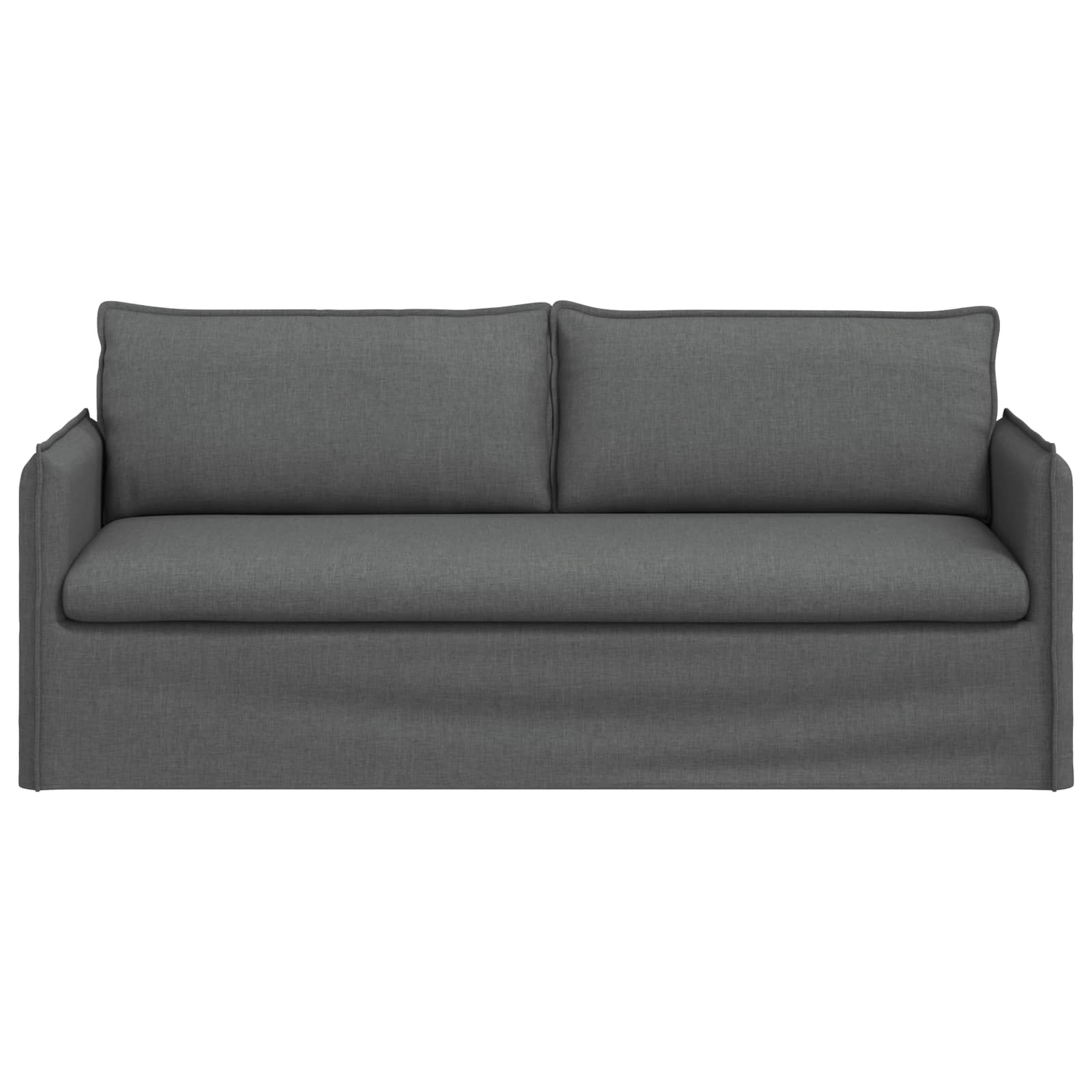 Καναπές Σκούρο Γκρι 196 x 82 x 85 εκ ύφασμα - Pakobazaar