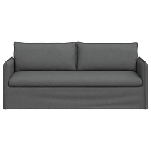 Καναπές Σκούρο Γκρι 196 x 82 x 85 εκ ύφασμα - Pakobazaar