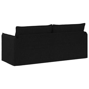 Καναπές Μαύρο 196 x 82 x 85 εκ ύφασμα - Pakobazaar