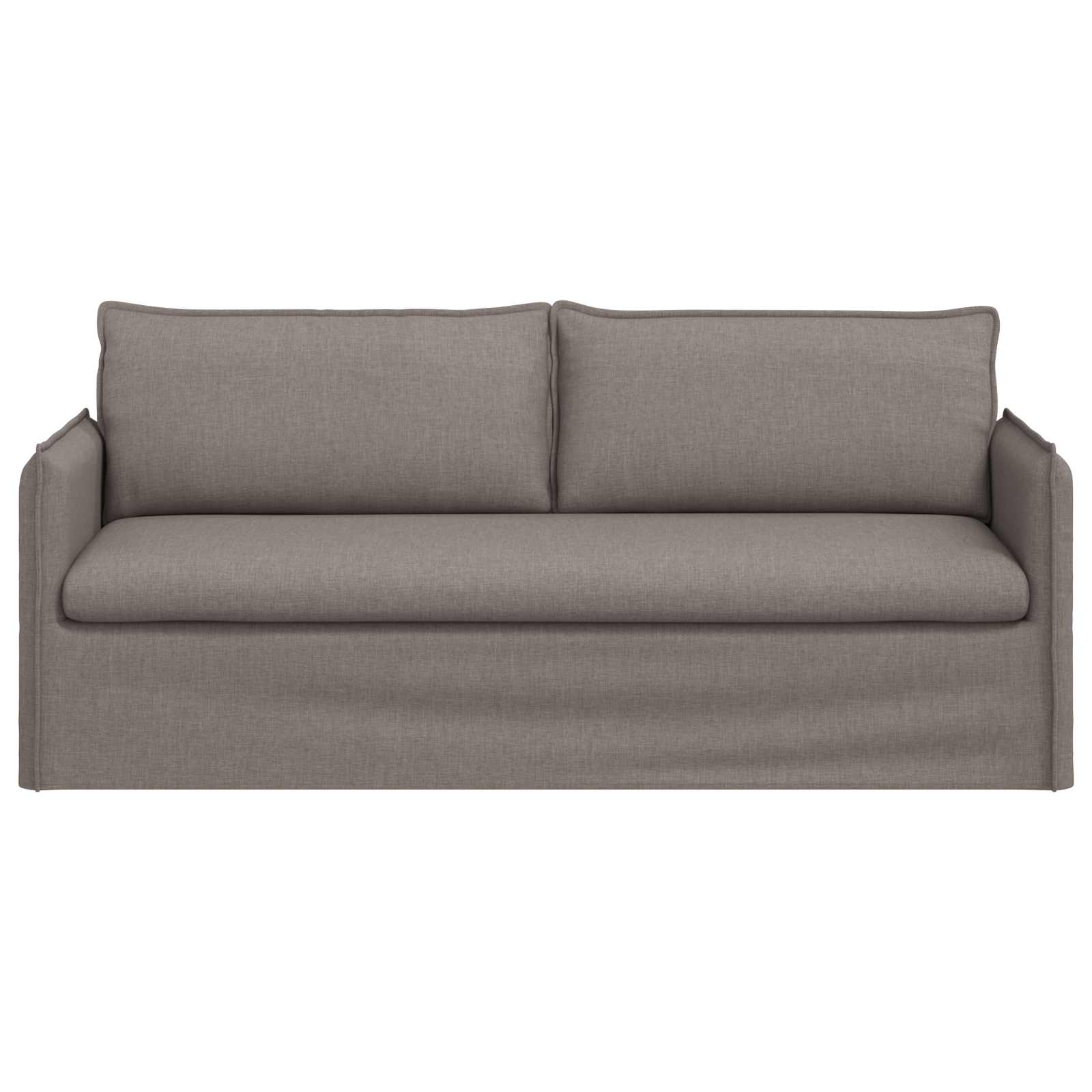 Καναπές Taupe 196 x 82 x 85 εκ ύφασμα - Pakobazaar
