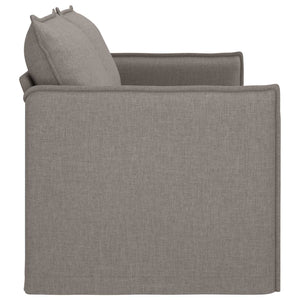 Καναπές Taupe 196 x 82 x 85 εκ ύφασμα - Pakobazaar