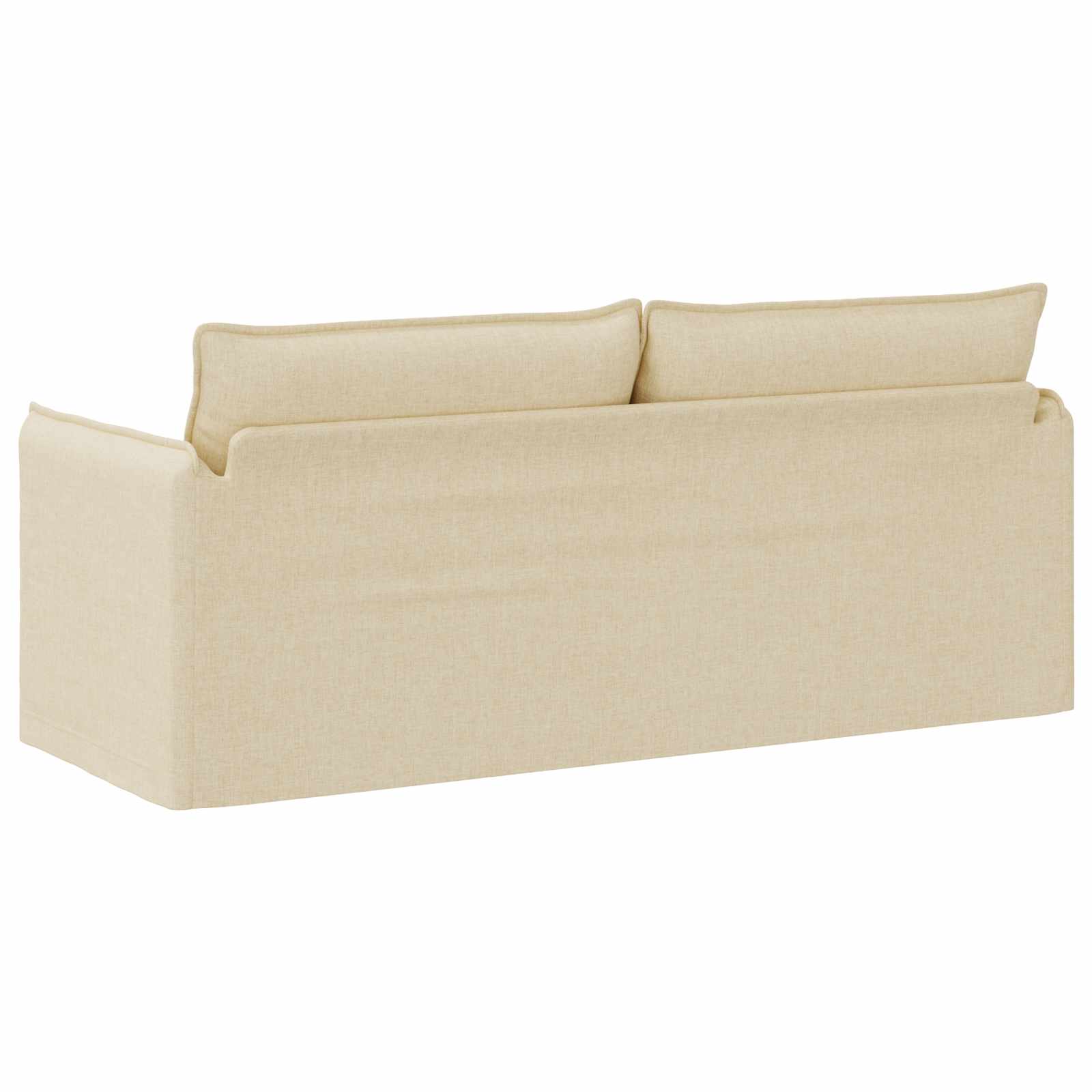 Καναπές Κρεμ 196 x 82 x 85 εκ ύφασμα - Pakobazaar