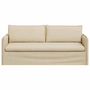 Καναπές Κρεμ 196 x 82 x 85 εκ ύφασμα - Pakobazaar