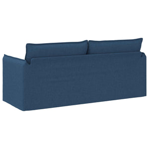 Καναπές Μπλε 196 x 82 x 85 εκ ύφασμα - Pakobazaar