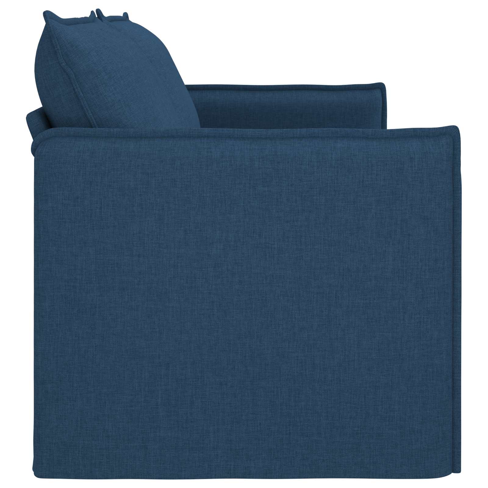 Καναπές Μπλε 196 x 82 x 85 εκ ύφασμα - Pakobazaar