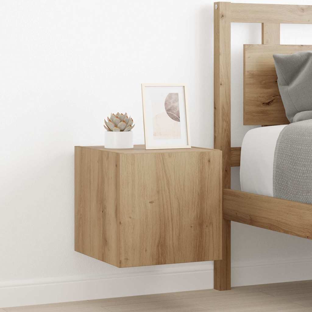 Ντουλάπι Τηλεόρασης Τοίχου Καρυδιά Χειροποίητης Εργασίας - Pakobazaar