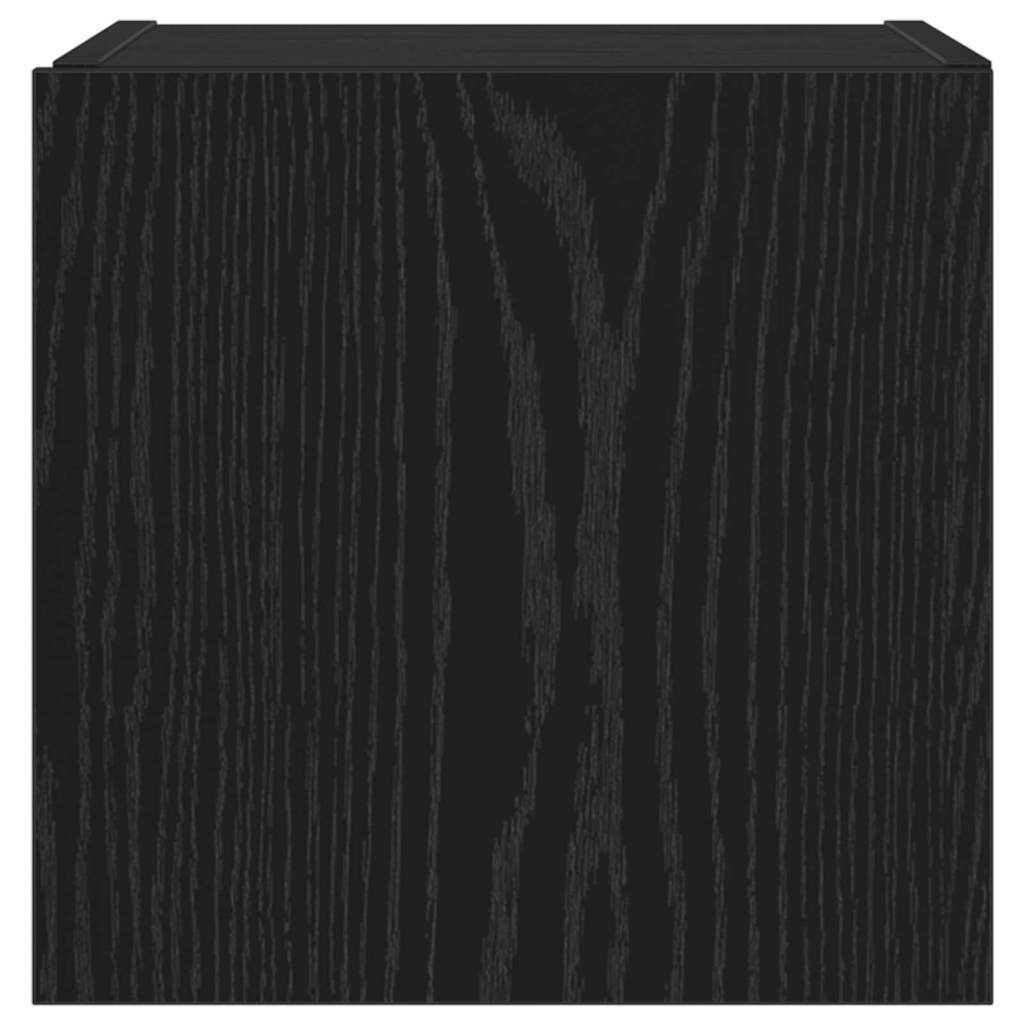 Ντουλάπι Τηλεόρασης Τοίχου Μαύρη Οξυά 30,5 x 35 x 30 cm - Pakobazaar