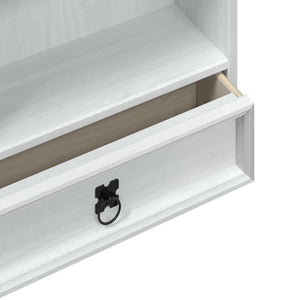 Ντουλάπα CD Λευκό 52 x 17.5 x 103 εκ Στερεά ξυλεία πεύκου - Pakobazaar