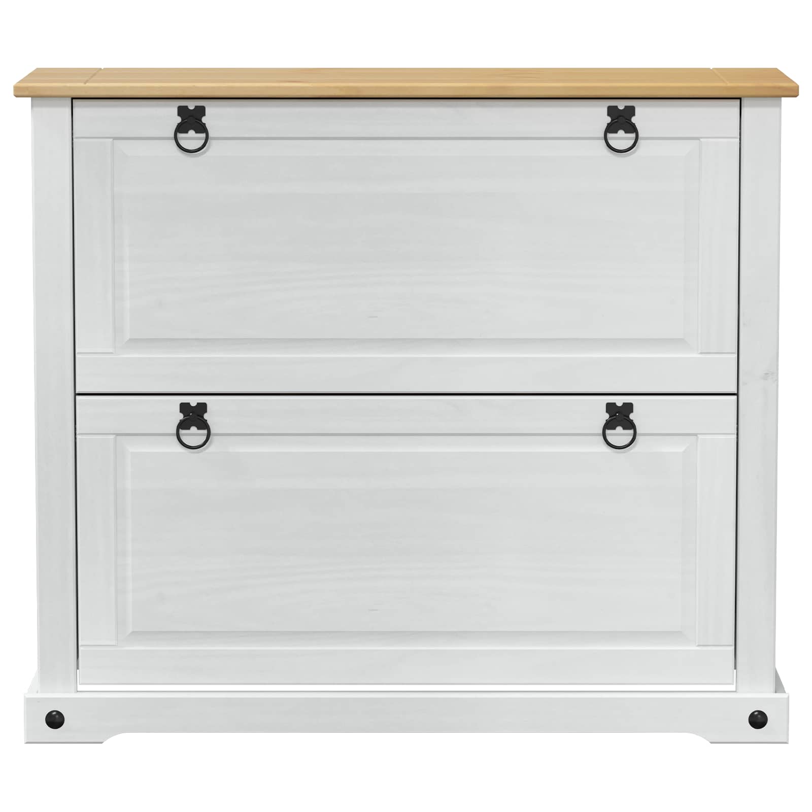 Ντουλάπα Παπουτσιών με ράφι Corona Λευκό 99 x 32 x 85 εκ. - Pakobazaar