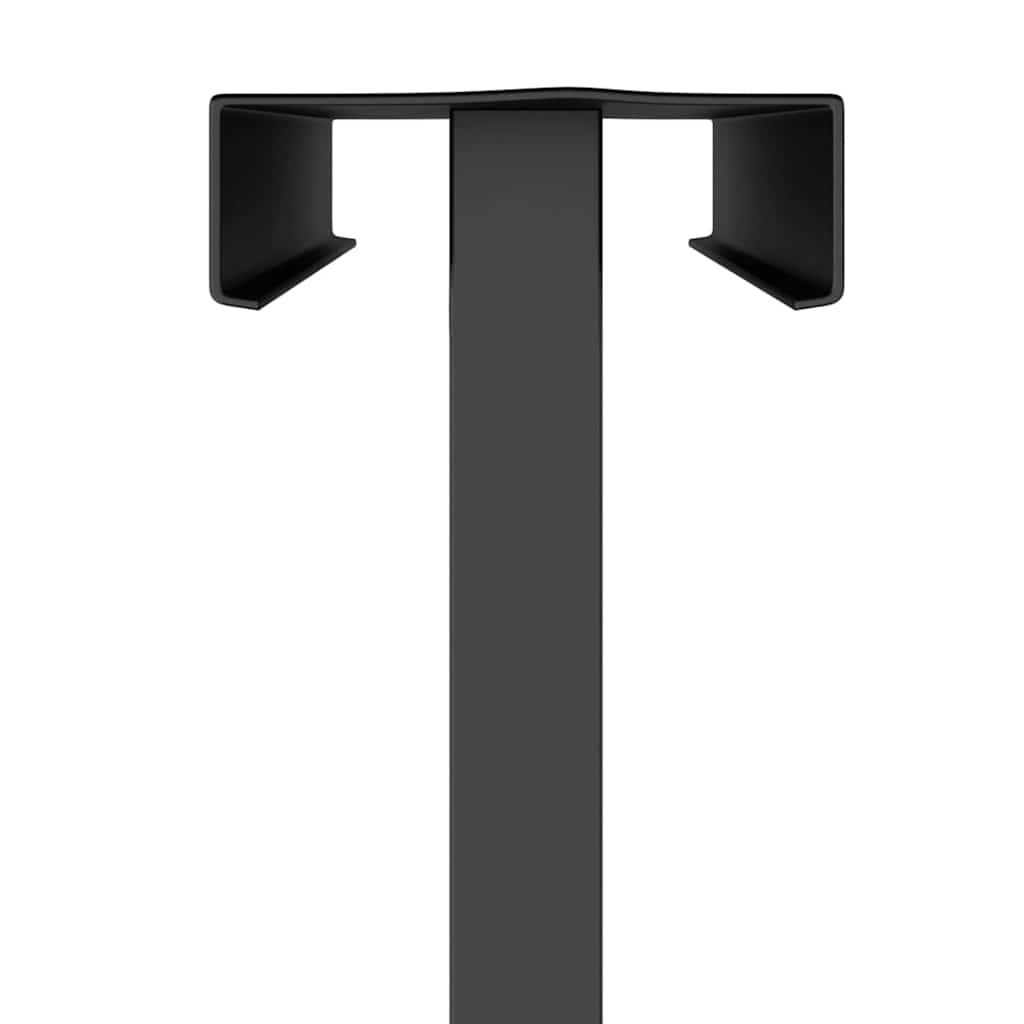 Εκθεσιακές Οθόνες Μαύρο 30 x 23,5 x 210 εκ Ατσάλι - Pakobazaar