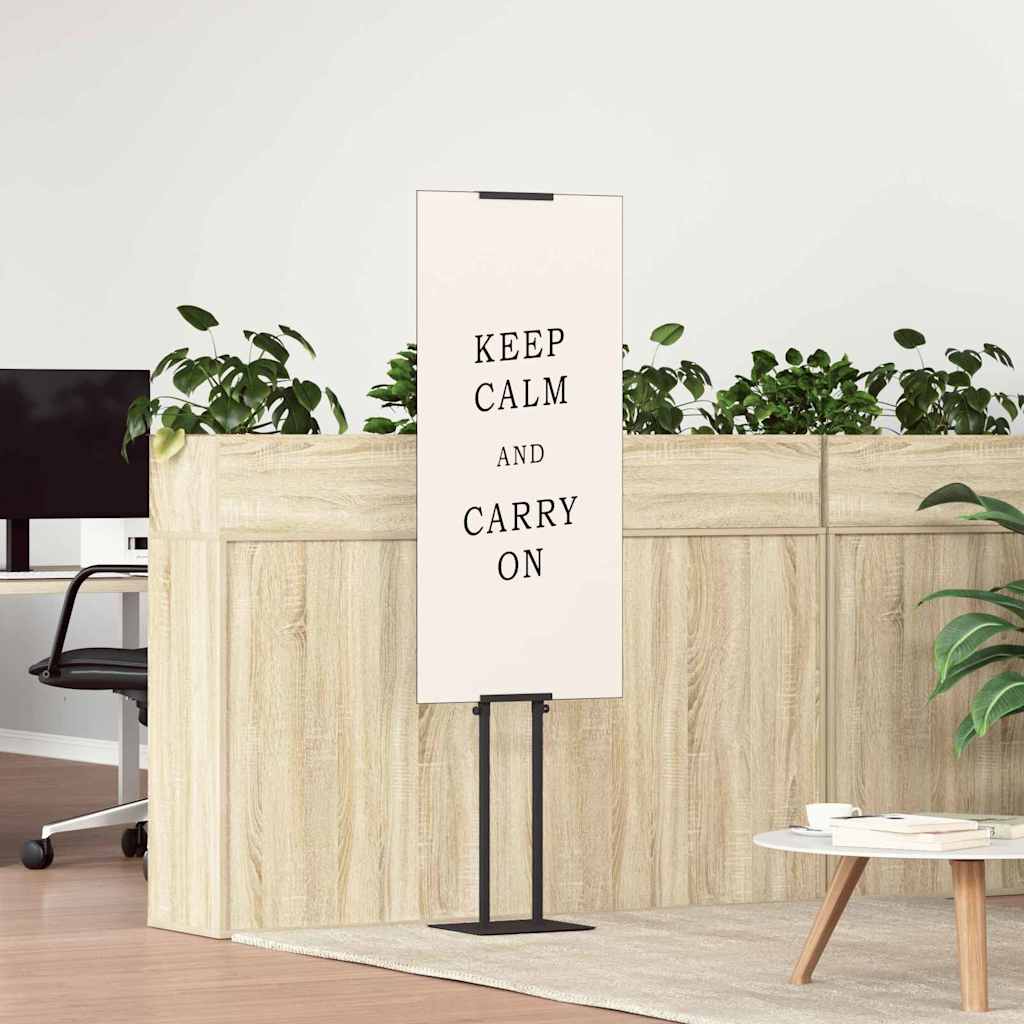 Εκθεσιακές Οθόνες Μαύρο 30 x 23,5 x 210 εκ Ατσάλι - Pakobazaar