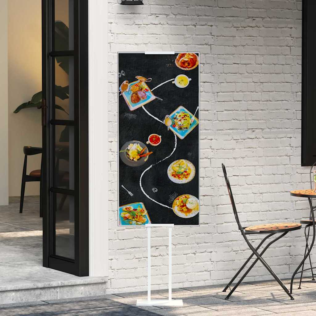 Εκθεσιακές Οθόνες Λευκό 30 x 23,5 x 210 εκ Ατσάλι - Pakobazaar