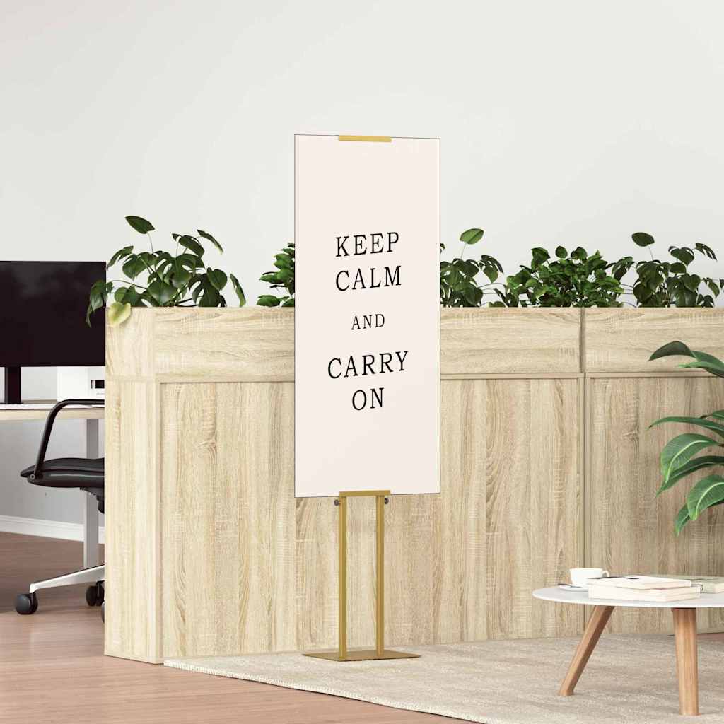 Εκθεσιακές Οθόνες Χρυσό 30 x 23,5 x 210 εκ Ατσάλι - Pakobazaar