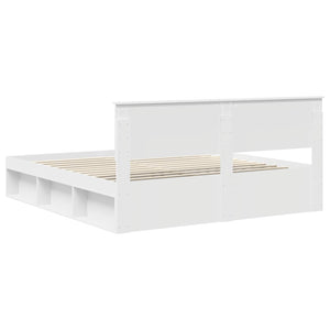 Σκελετός Κρεβατιού Λευκό 180 x 200 cm Επεξεργασμένο ξύλο