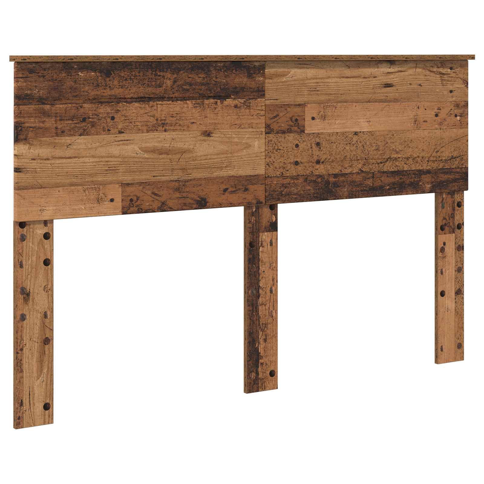 Σκελετός Κρεβατιού Παλιό ξύλο 140 x 190 cm Επεξεργασμένο ξύλο