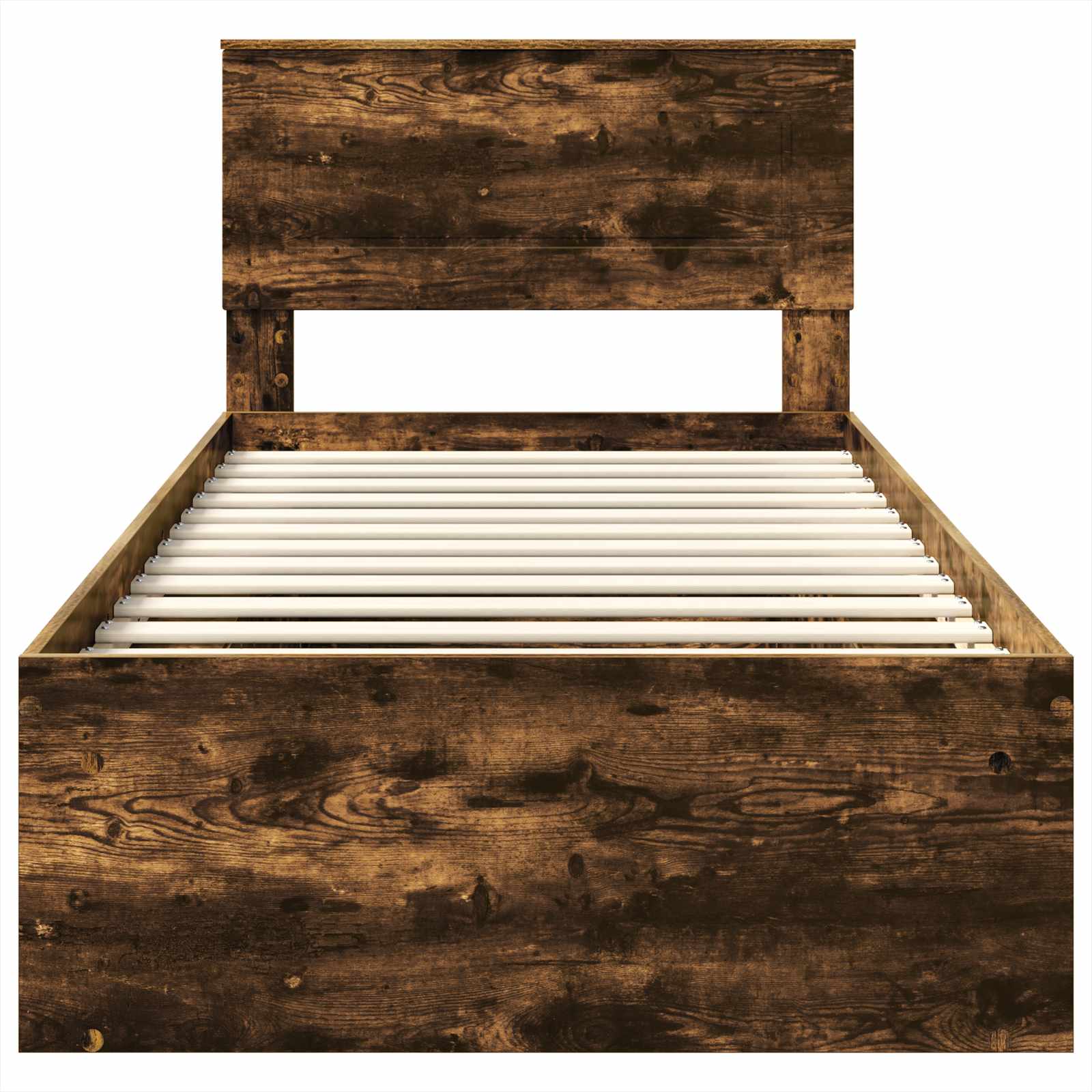 Σκελετός Κρεβατιού Καπνιστό Δρύς 90 x 200 cm Επεξεργασμένο ξύλο