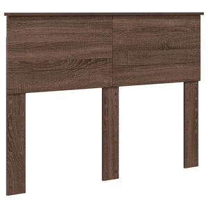Σκελετός Κρεβατιού Καφέ δρυς 135 x 190 cm Μηχανήματος Ξύλο