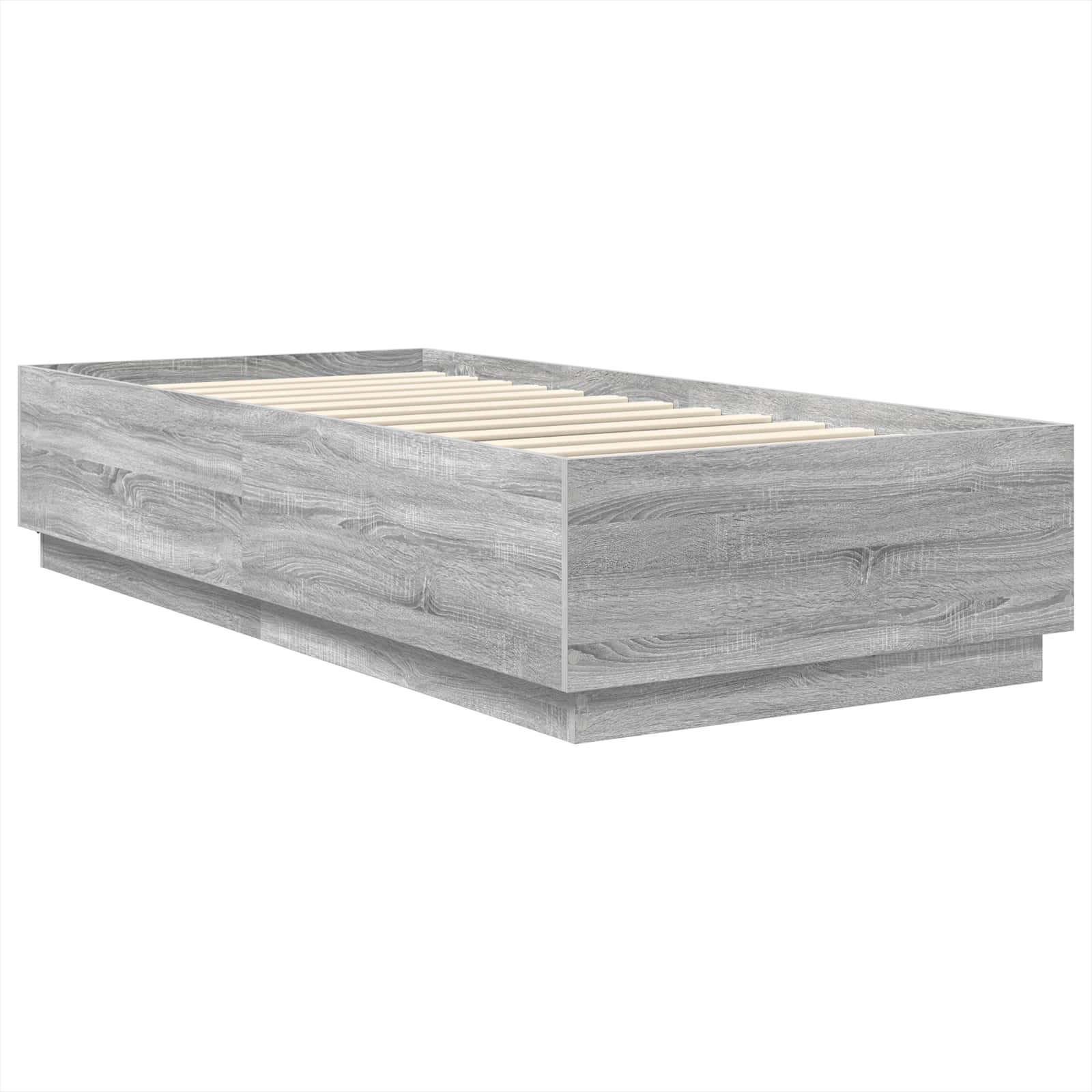 Σκελετός Κρεβατιού Γκρι Sonoma 90 x 190 cm Επεξεργασμένο Ξύλο