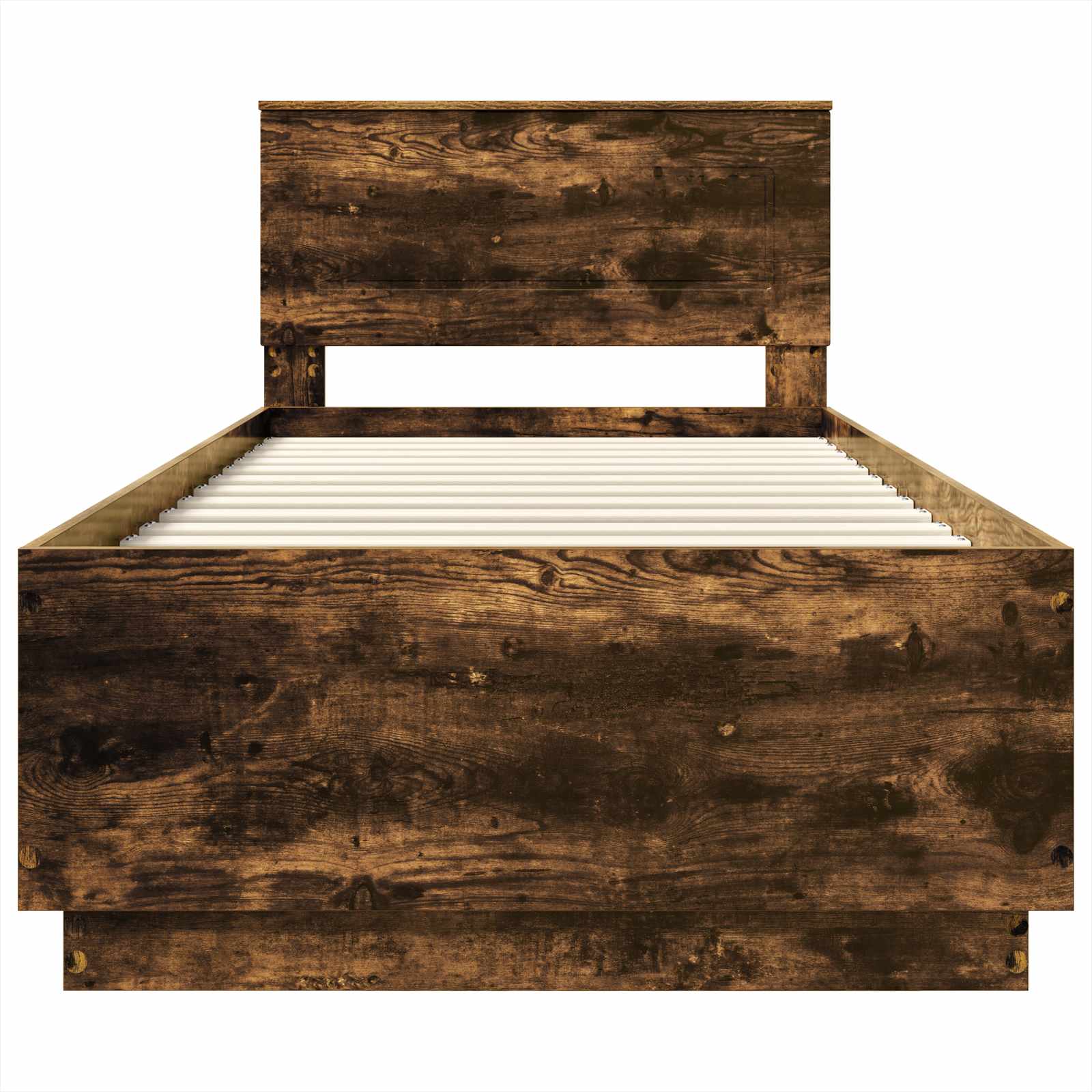 Σκελετός Κρεβατιού Καπνισμένο Ξύλο Δρυός 90 x 200 cm