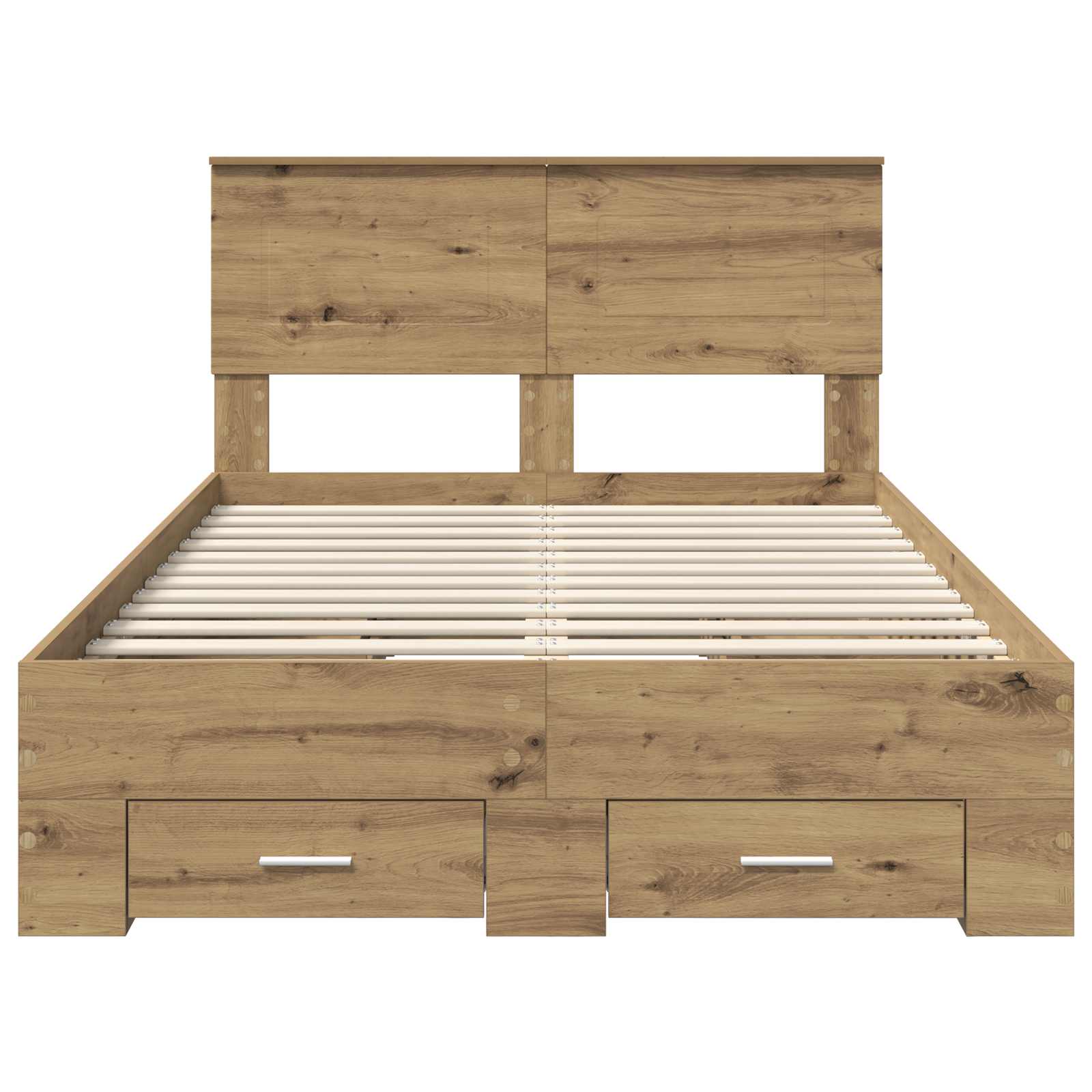 Σκελετός Κρεβατιού Artisan Oak 120 x 190 cm Επεξεργασμένο ξύλο - Pakobazaar