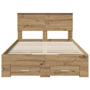 Σκελετός Κρεβατιού Artisan Oak 120 x 200 cm Επεξεργασμένο ξύλο - Pakobazaar