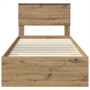 Σκελετός Κρεβατιού Artisan Oak 90 x 190 cm Επεξεργασμένο Ξύλο