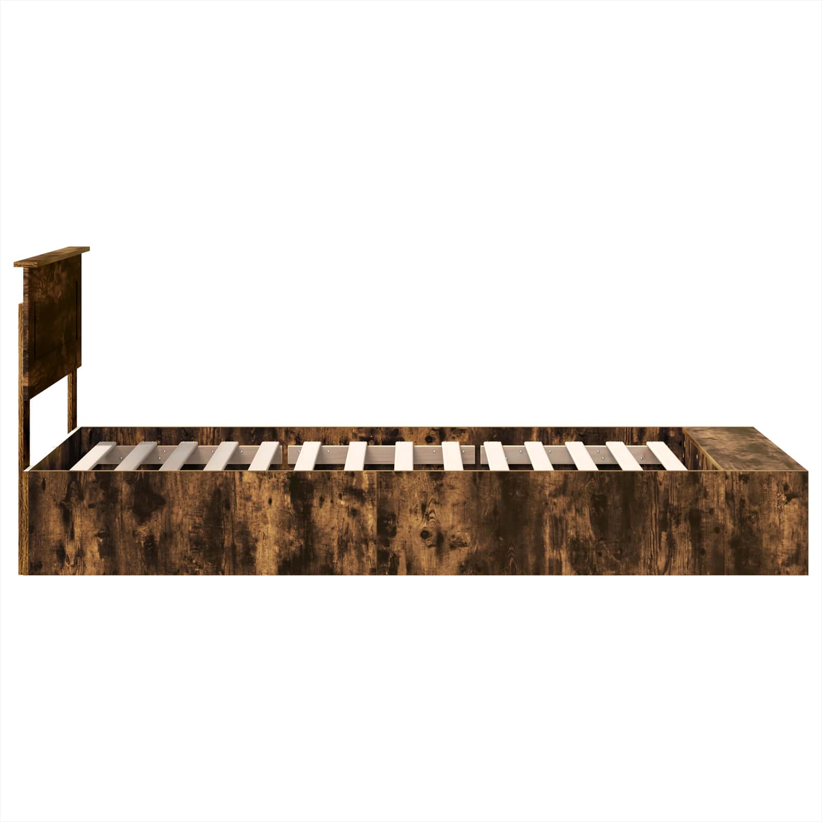 Σκελετός Κρεβατιού Καπνιστό Δρύς 90 x 190 cm Επεξεργασμένο ξύλο