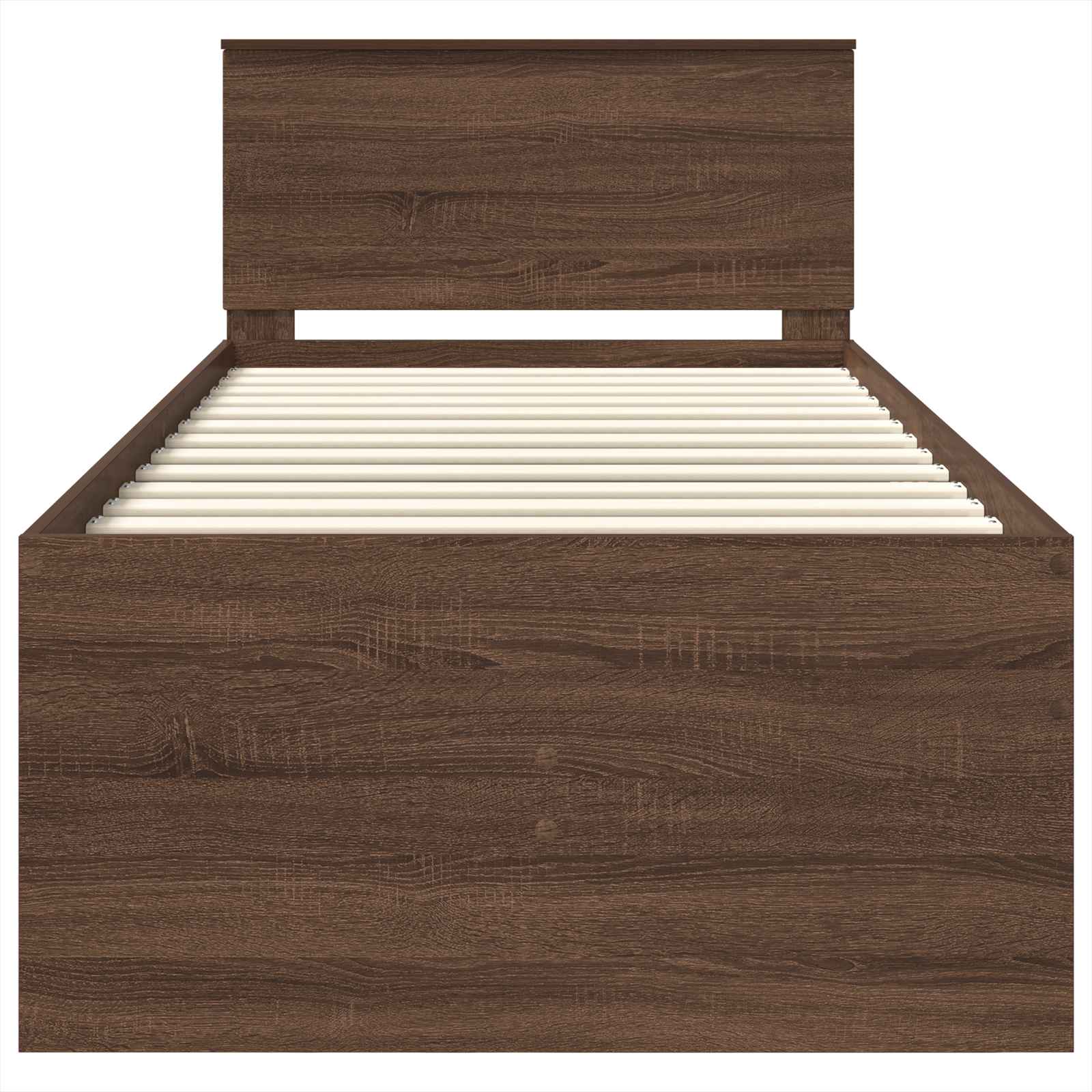 Καναπές Κρεβάτι με συρτάρι Καφέ δρυς και Μαύρο 100 x 200 cm