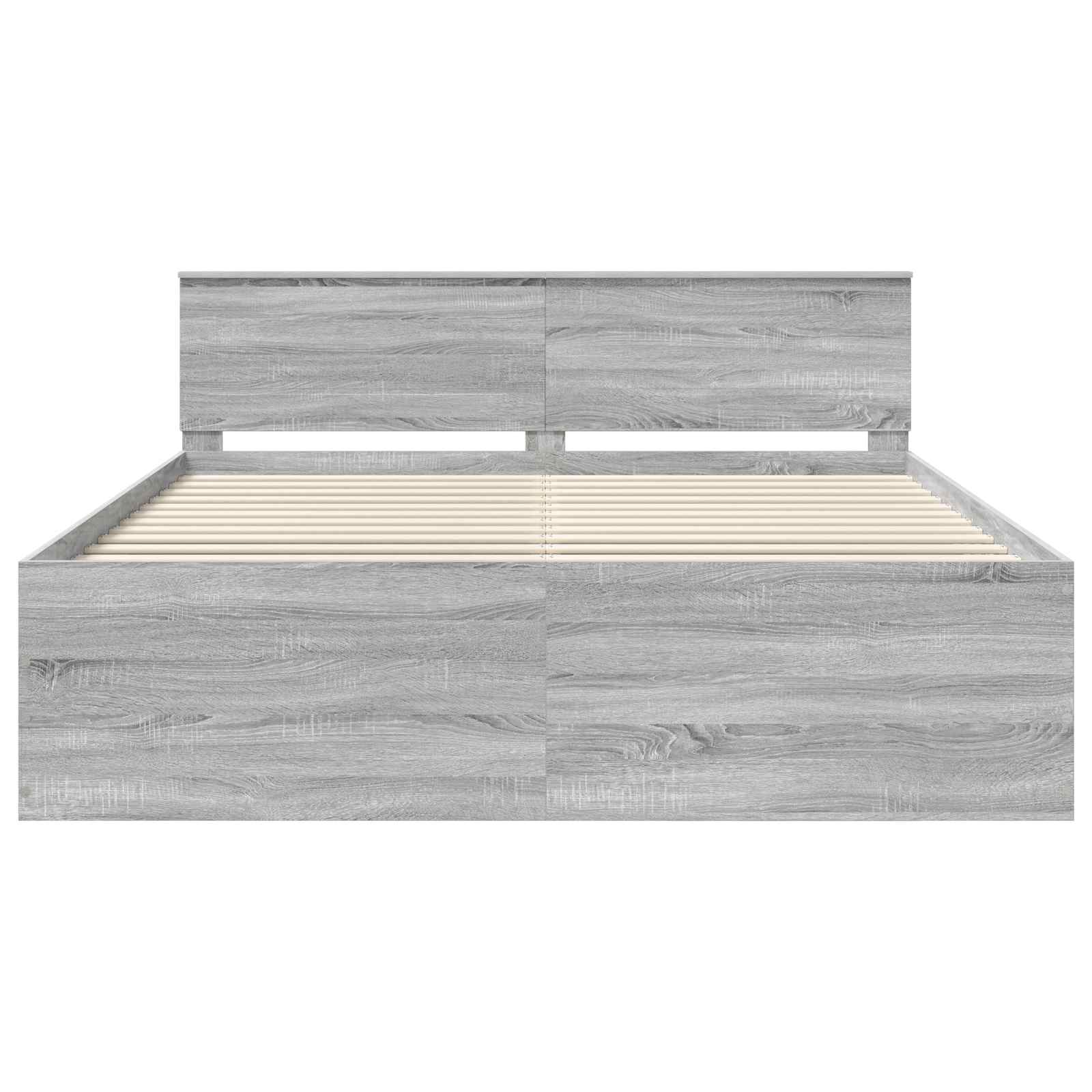 Σκελετός Κρεβατιού με κεφαλάρι Γκρίζο Σονομα 200 x 200 cm - Pakobazaar